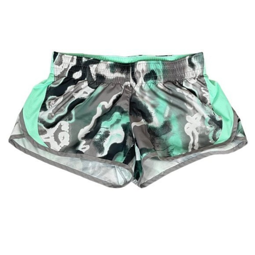 Womens Nike Dri-Fit Running Shorts Size Medium Mint Green and‎ Grey